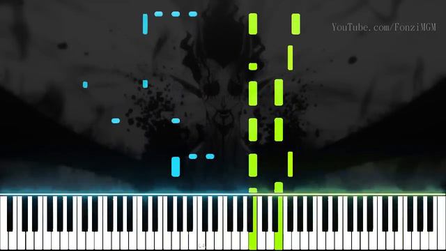 FULL Black Clover OP 10 - Black Catcher - Vickeblanka Synthesia Piano Tutorial