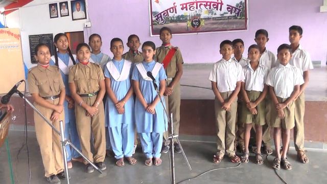 J. S. Vidyamandir Vadgaon | समूह गीतगायन | मंगलमय देशा | Edit by Nitish Kumbhar смотреть онлайн