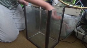 16# РЕМОНТ АКВАРИУМА ПРОМАЗЫВАЕМ СИЛИКОНОМ