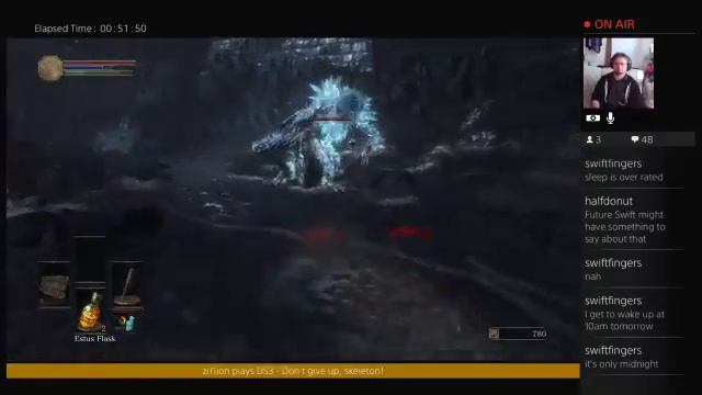 Dark Souls III - Don't Give Up, Skeleton (Part 2) Skelly vs. the Giant Crystal Lizard! смотреть онлайн