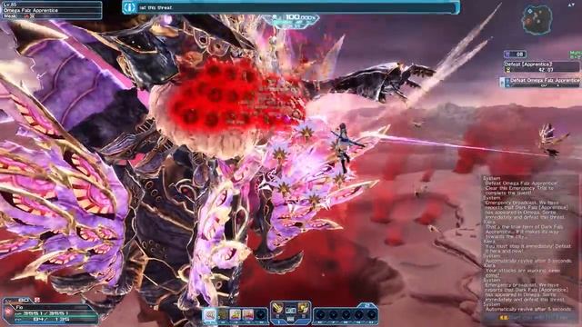 PSO2 Apprentice 2nd phase (Persona or Jojo ref : Dark Blast Aura) смотреть онлайн