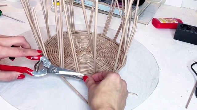 Плетём корзину из Бумажной лозы / ЧАСТЬ ПЕРВАЯ