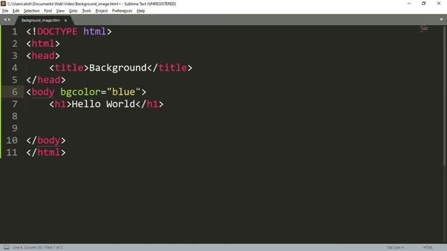 12.How to change background color in HTML page || HTML + CSS смотреть онлайн