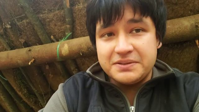 Бушкрафт - Лесной лагерь - День 3 - Крыша из дёрна - постель из лапника