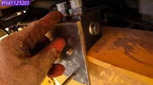 Система стабилизации ковша на экскаватор погрузчик New Holland lb90b