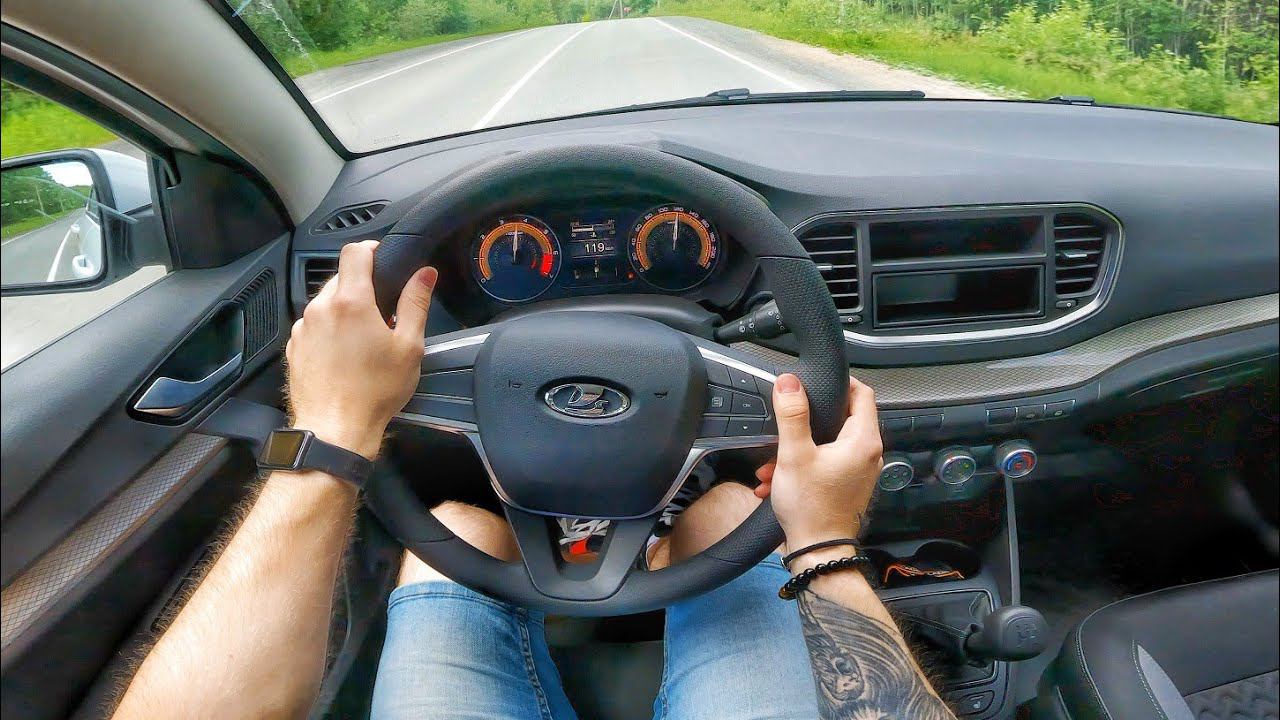 2023 LADA Vesta NG (90HP, FWD) - POV Overview & Test Drive смотреть онлайн