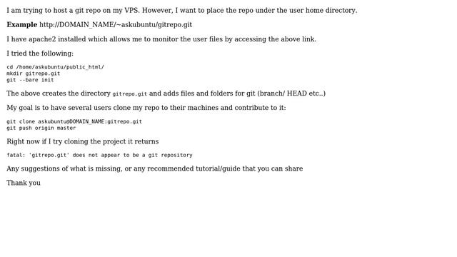 Ubuntu: Host git repo on my VPS смотреть онлайн