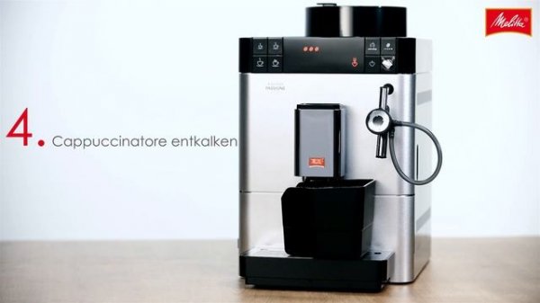 Melitta® Passione® - Tutorial Kaffeevollautomat entkalken