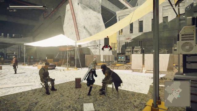 Nier: Automata - Route B; Pascal's Village - 20 - PC Version смотреть онлайн