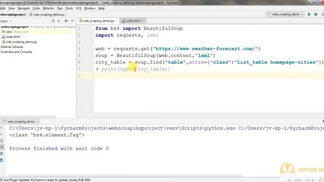 17.12 Web Scraping Example | Web Scraping | Learn Python Programming Step by Step Tutorials смотреть онлайн
