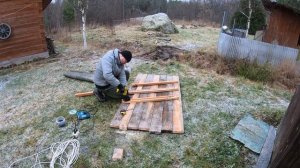 Прочный МОСТИК через дренажную канавку своими руками #ДомОгород