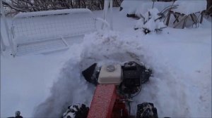 Снова метель и снова выручил бульдозер из мотоблока МТЗ Беларус 09Н