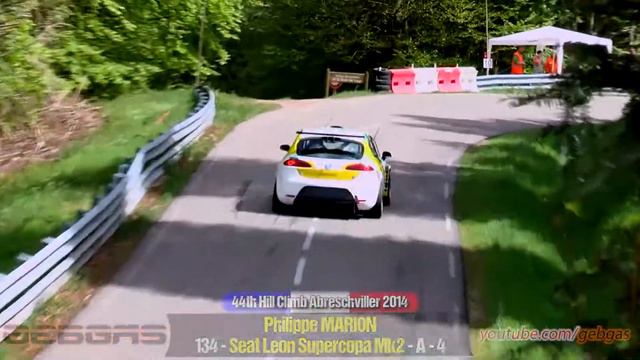 Seat Leon Supercopa Mk2 - Philippe MARION - HILL CLIMB - 2014 - Abreschviller-St. Quirin смотреть онлайн