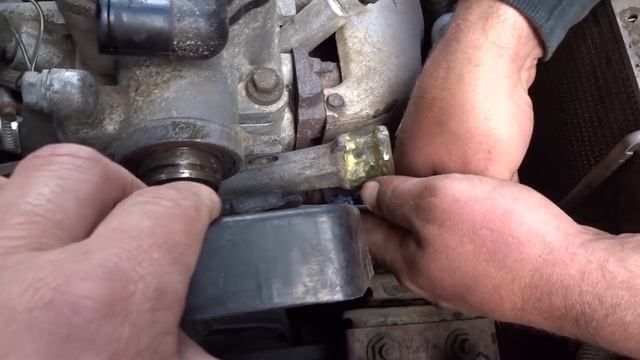 Дэу Нексия.Замена термостата.