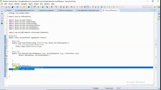 Springboot Filter смотреть онлайн