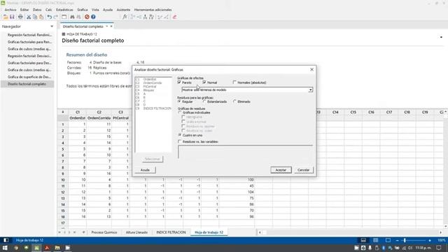 Diseño Factorial 2^4 en minitab смотреть онлайн