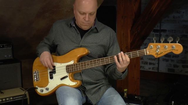 Fender Precision Bass from 1972 natural presented by Vintage-Guitar Oldenburg смотреть онлайн