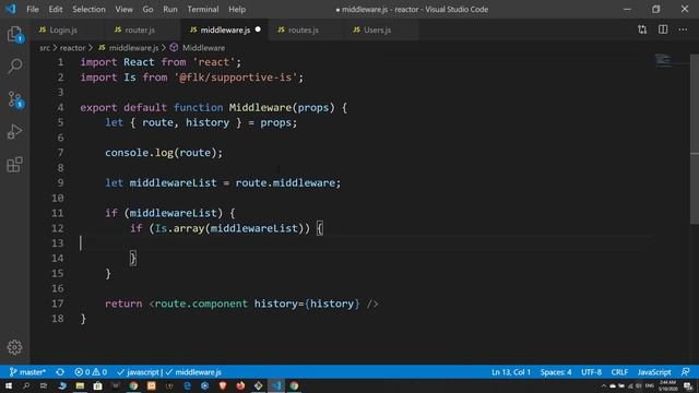 35 Router Middleware In React Js | Reactor смотреть онлайн