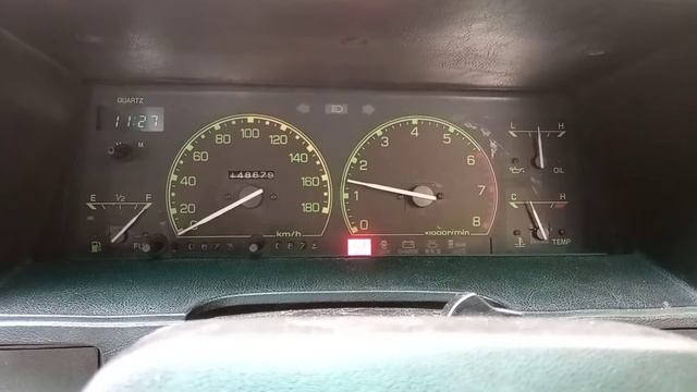 Запуск холодного ДВС 3A-U после регулировки карбюратора смотреть онлайн