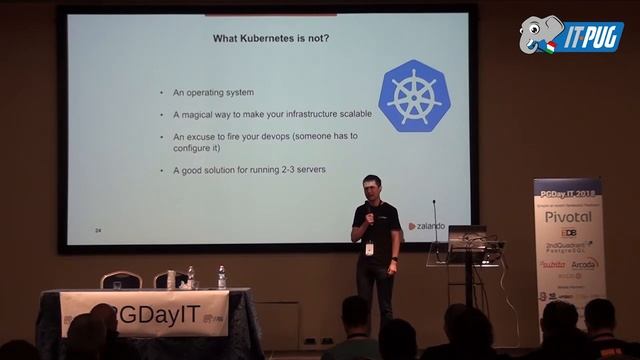 PGDay.IT 2018 - PostgreSQL Database-as-a-Service with Kubernetes - Oleksii Kliukin смотреть онлайн