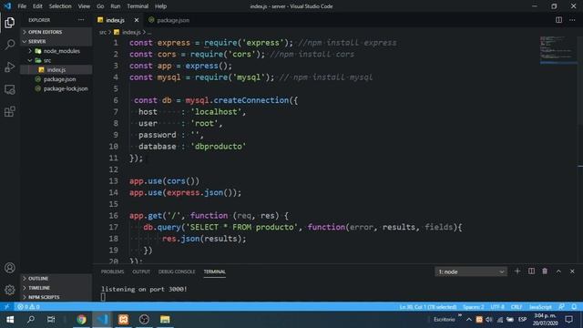 REACT NATIVE NODEJS EXPRESS MYSQL | Leer y Crear Datos смотреть онлайн