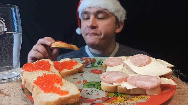МУКБАНГ | БУТЕРБРОДЫ С ИКРОЙ ? БУТЕРБРОДЫ С КОЛБАСОЙ И СЫРОМ ? MUKBANG RUSSIA ?? смотреть онлайн
