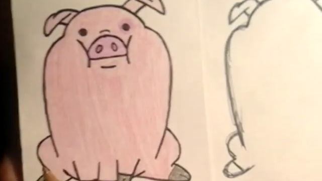 Как нарисовать Пухлю (Гравити Фолз)?))) смотреть онлайн