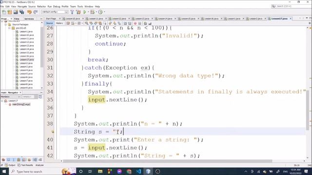 Java-PRO192.E5: Buổi 6. Exception (try-catch-finally), List, ArrayList, Generic смотреть онлайн
