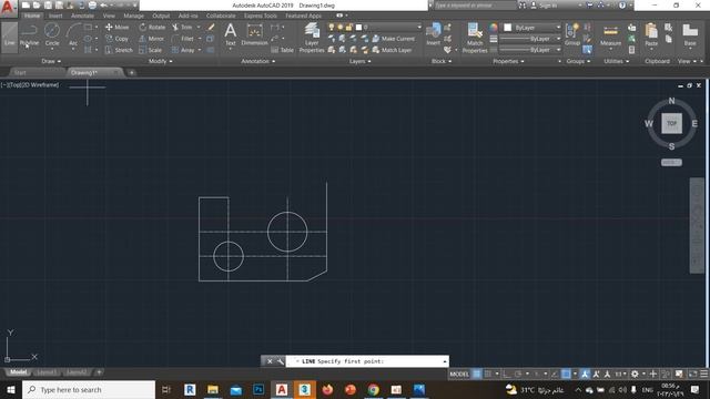 AutoCad drawing for mechanics parts & obtain dimensions смотреть онлайн
