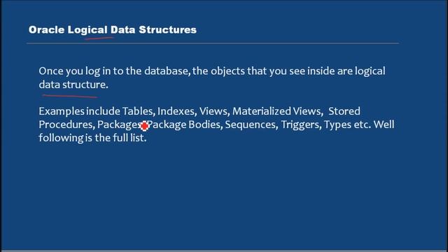 Oracle Logical Data Structures - Database Tutorial 25 смотреть онлайн