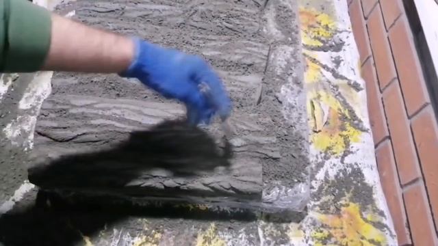 Заборчик из цемента своими руками.valla De Cemento De Bricolaje.do-it-yourself Cement Fence