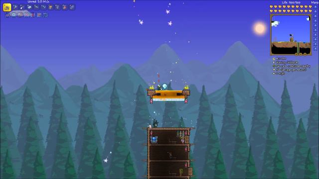 Terraria 1.3.0.4 - Very simple method for Moon Lord Kills смотреть онлайн
