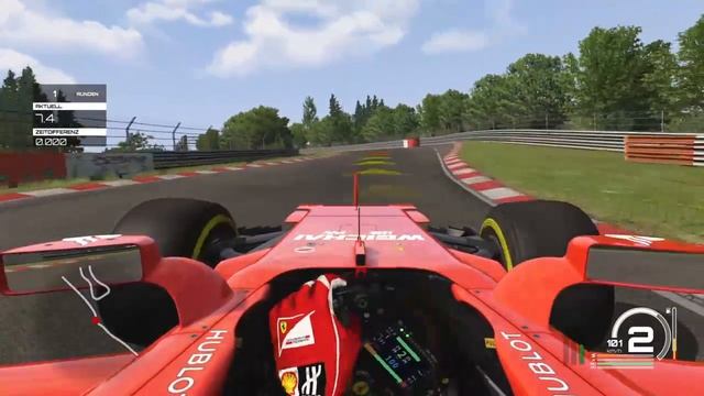 F1 2017 Car on the Nürburgring Nordschleife (Assetto Corsa) смотреть онлайн
