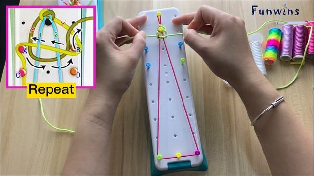Funwins Friendship Bracelet Method 7-Tire Trax
