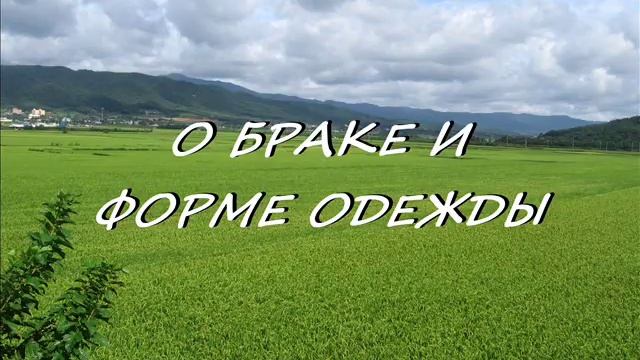 О БРАКЕ И ФОРМЕ ОДЕЖДЫ смотреть онлайн