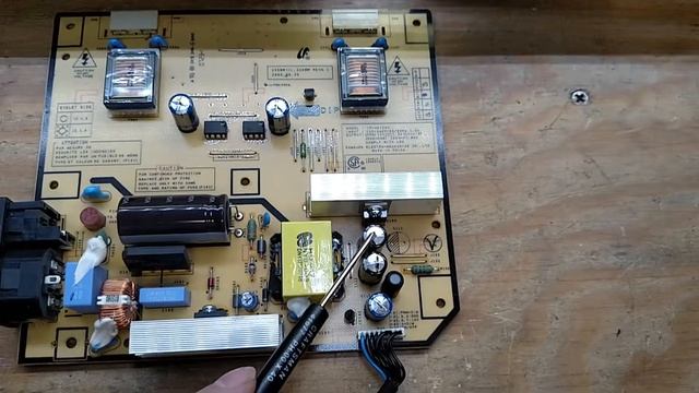 Samsung SyncMaster 225BW power supply, bad caps смотреть онлайн