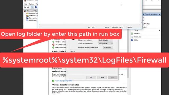 How check if Windows Firewall is blocking ports In Windows 10 смотреть онлайн