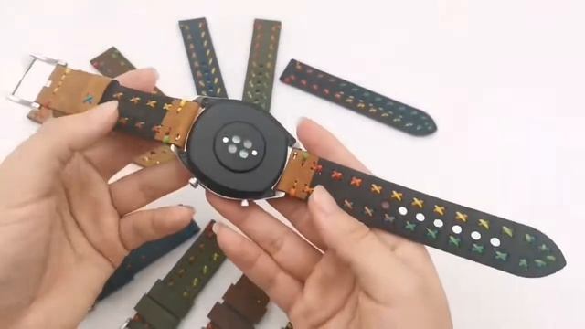 cowhide Genuine Leather Strap Pin Buckle Straps Skin watchstrap watchband 18-24mm band смотреть онлайн