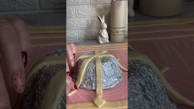 Пасхальная корзинка из теста.#пасхальнаявыпечка смотреть онлайн