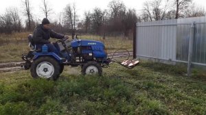 Модернизированная роторная косилка для минитрактора РУСИЧ    Т-12