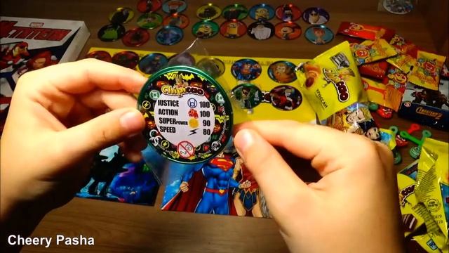 ЧИПИКАО ЛИГА СПРАВЕДЛИВОСТИ НОВЫЕ ЖЕЛЕЗНЫЕ ФИШКИ Chipicao surprise unboxing/ЧереПаша смотреть онлайн