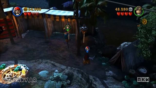 Lego Pirates of the Caribbean Co-Op Серия 19 (Кидай лягушку!) смотреть онлайн