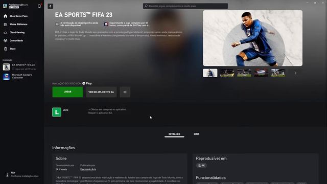 🔴LIVE | CHEGOU AS 10 HORAS DO FIFA 23 NO GAME PASS - TESTANDO AS NOVIDADES - BATE-PAPO смотреть онлайн
