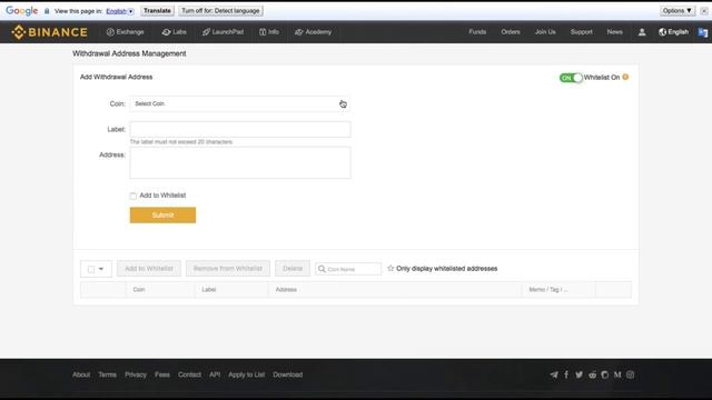 How to Whitelist a Withdrawal Address on Binance｜Explained For Beginners смотреть онлайн