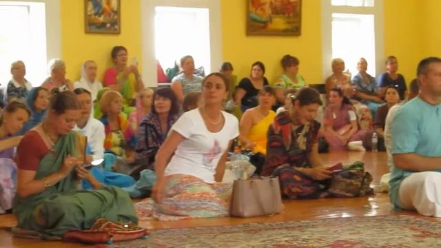 2019 08 15 Е М Чайтаньярупа пр Баларам пурнима Храм Шри Шри Гаура Нитай Харьков смотреть онлайн