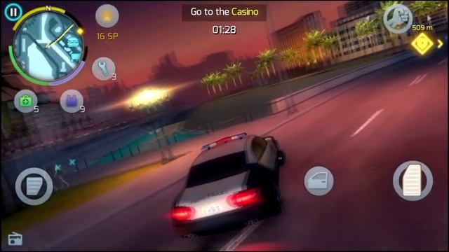 HOW TO GET A COP OR POLICE CAR IN 6 MINUTES OR LESS - Gangstar Vegas [Part 22] смотреть онлайн