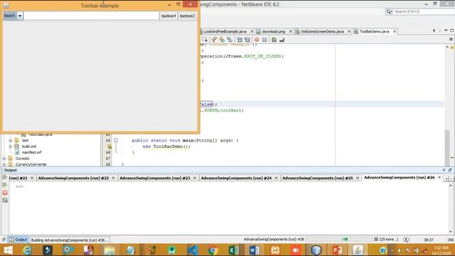 #50 Java Swing Tutorial | JToolBar in java смотреть онлайн