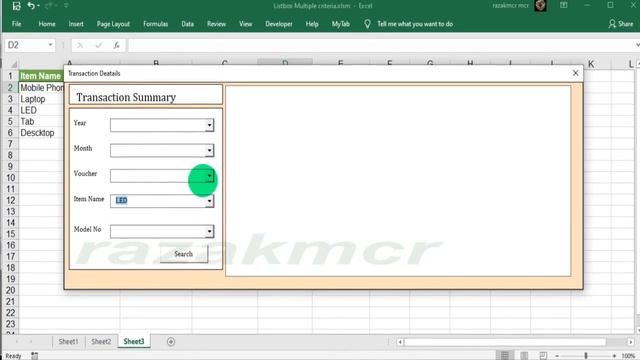 Create Tranasction Summary Details Excel VBA смотреть онлайн