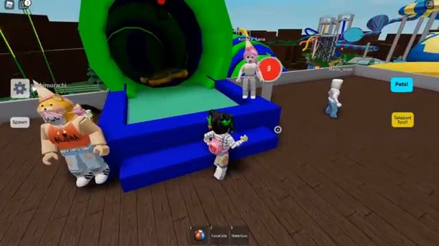 ИССЛЕДУЕМ НОВЫЕ АКВАПАРКИ! Roblox Waterpark смотреть онлайн