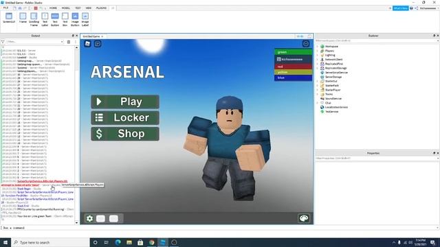 Roblox Studio Arsenal Kit (Review) смотреть онлайн